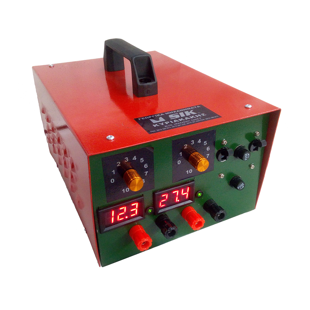Trasformatore 230-12V per olio d'oliva per 2 aste doppie regolabili Sik Kyriakakis